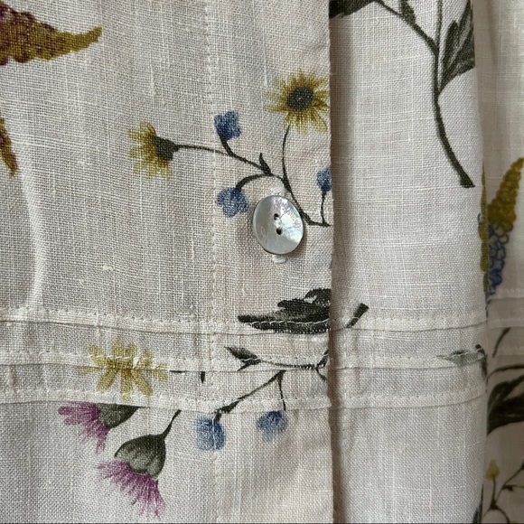 🌷Hot Cotton linen jacket abalone buttons - Picture 6 of 8